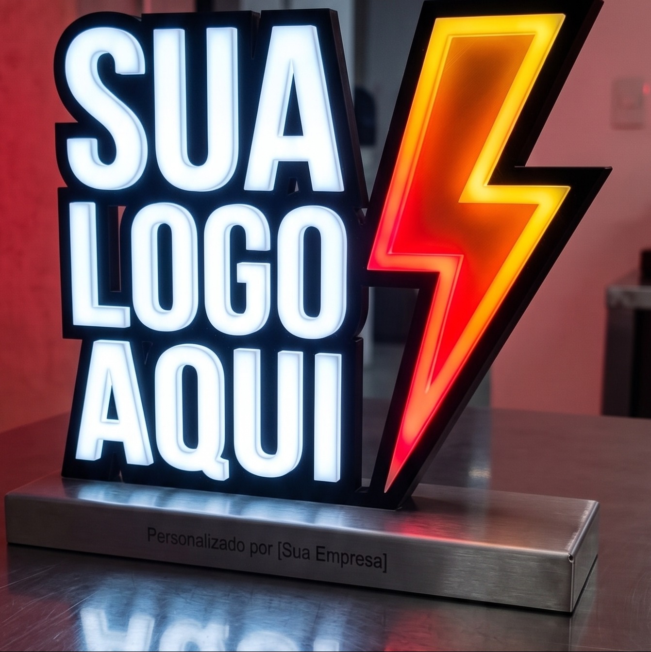 Display Luminoso Premium para Comércio, Lojas, Empresas e Escritório